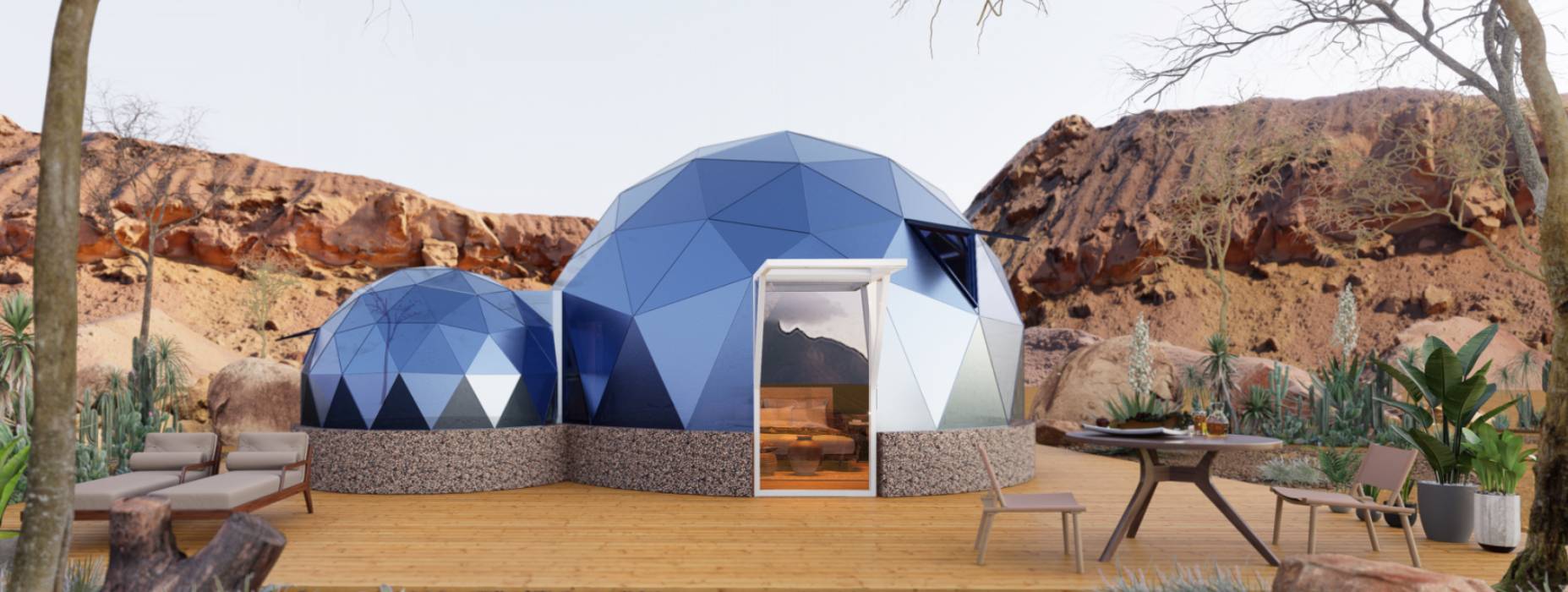 屯留县球形智能光伏玻璃星空房